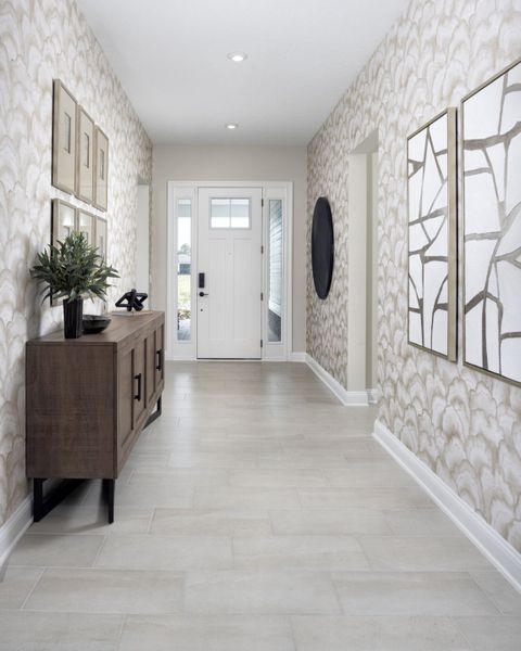Representative furnished interior of a home built from the Curacao by Mattamy Homes in RiverTown, St. Johns (Image 5).