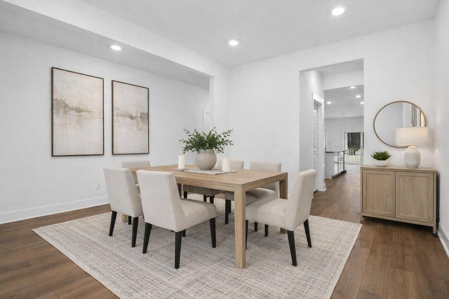 Furnished interior view inside a new home in , Summerville (Image 7). Furnished interior view inside a new home in , Summerville (Image 7).