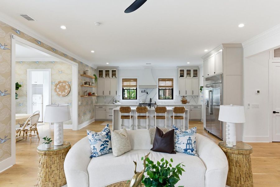 Furnished interior view inside a new home in , Charleston (Image 6).