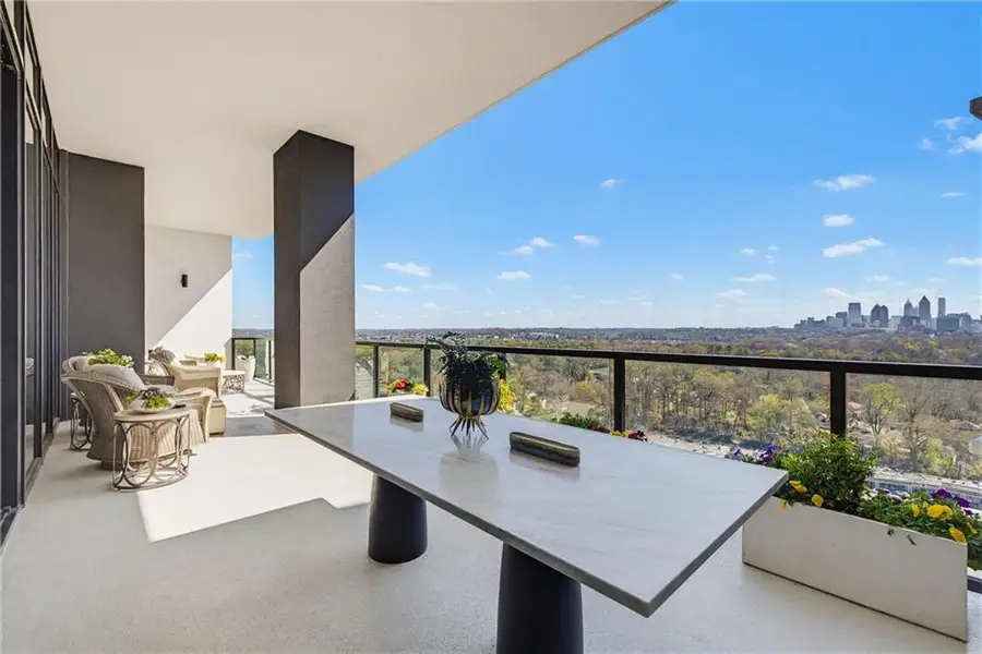 Exterior details and patio area of a home in The Dillon Buckhead, Atlanta (Image 27). Exterior details and patio area of a home in The Dillon Buckhead, Atlanta (Image 27).