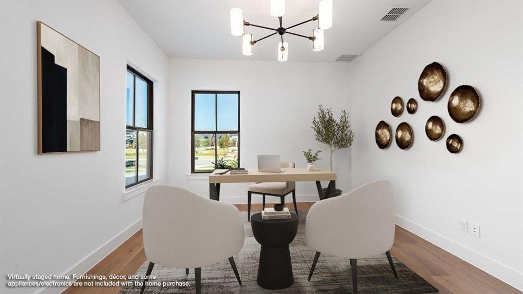 Furnished interior view inside a new home in Fields 60', Frisco (Image 13). Furnished interior view inside a new home in Fields 60', Frisco (Image 13).