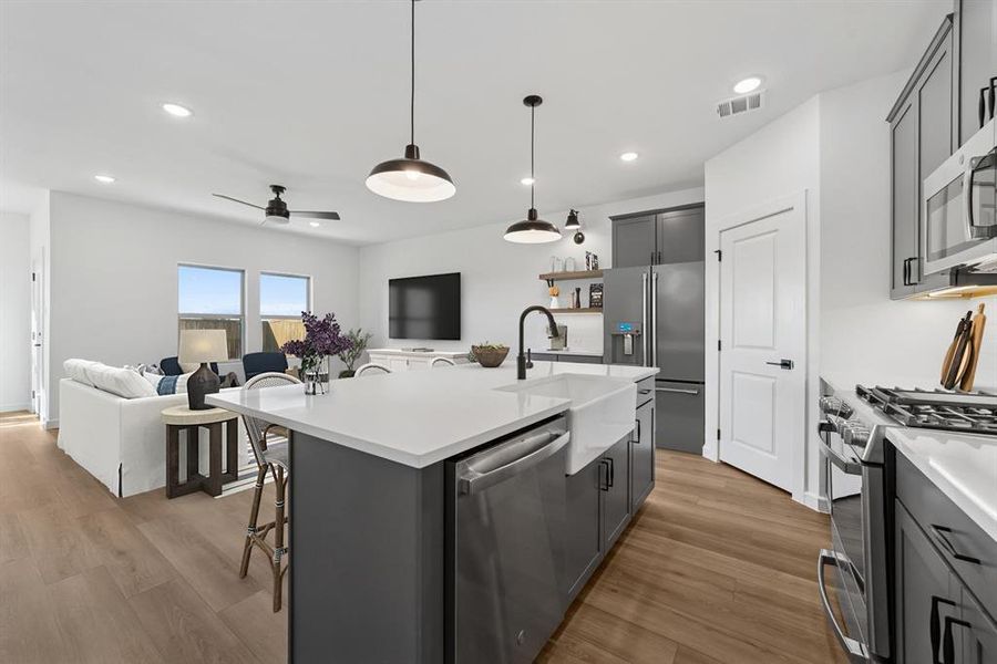 Furnished interior view inside a new home in Rolling Ridge, Van Alstyne (Image 9). Furnished interior view inside a new home in Rolling Ridge, Van Alstyne (Image 9).