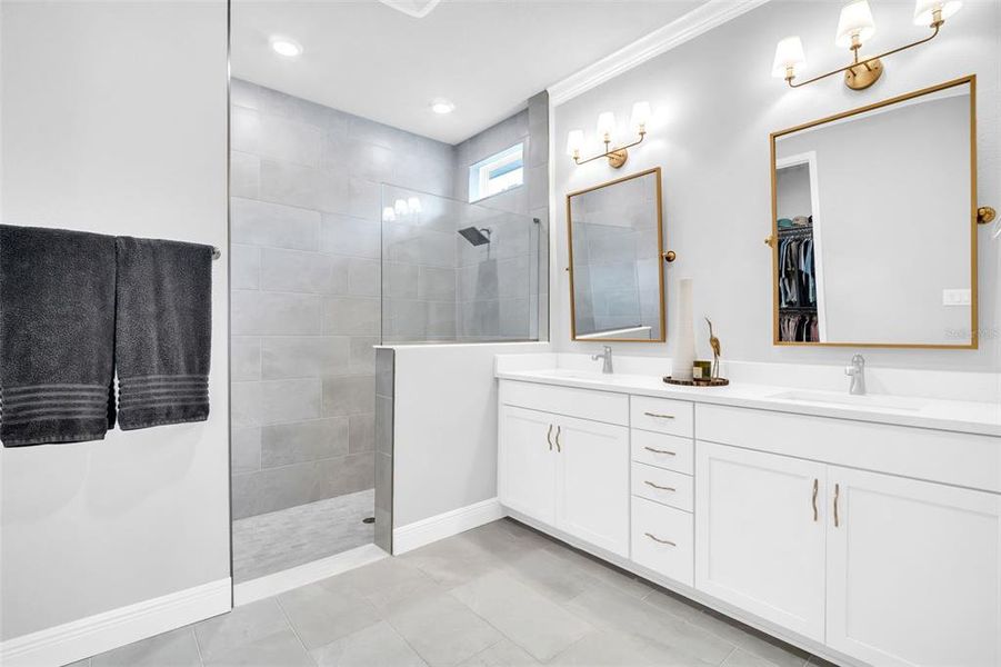 Furnished interior view inside a new home in , Palm Harbor (Image 8).