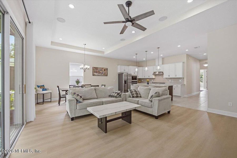 Furnished interior view inside a new home in , Jacksonville (Image 8).