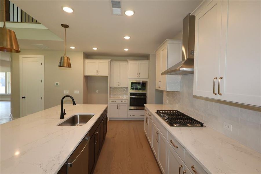 Furnished interior view inside a new home in Settingdown Farms, Cumming (Image 9).