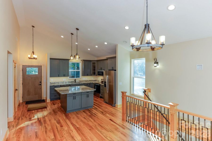 Furnished interior view inside a new home in , Lake Lure (Image 6).