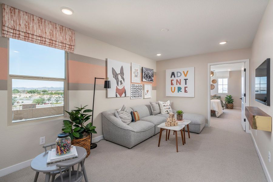 Furnished interior view inside a new home in Estrella, Goodyear (Image 8).