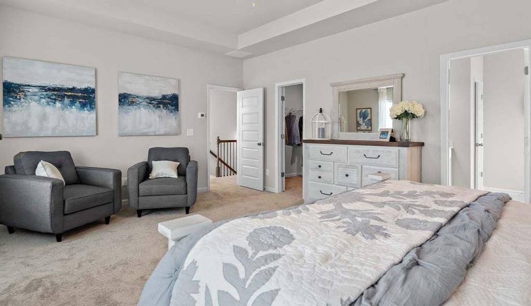 Furnished interior view inside a new home in Sanders Park, Austell (Image 12).