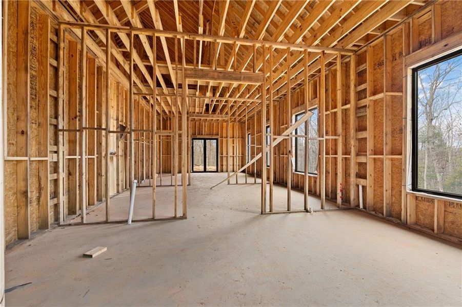 In-progress construction of a new home in , Dawsonville, GA (Image 17).