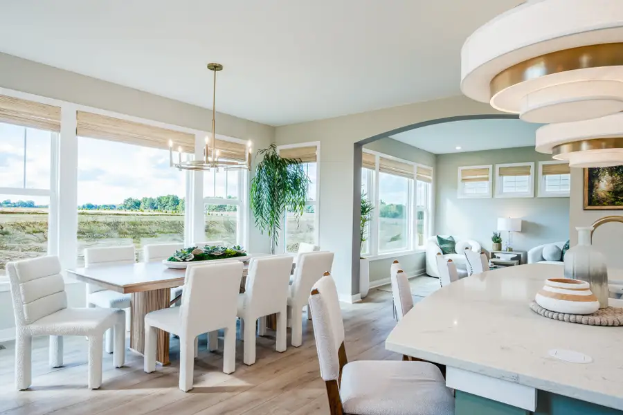 Representative furnished interior of a home built from the Grandin by Fischer Homes in The Dunes at Sandbar, Santa Rosa Beach (Image 29).