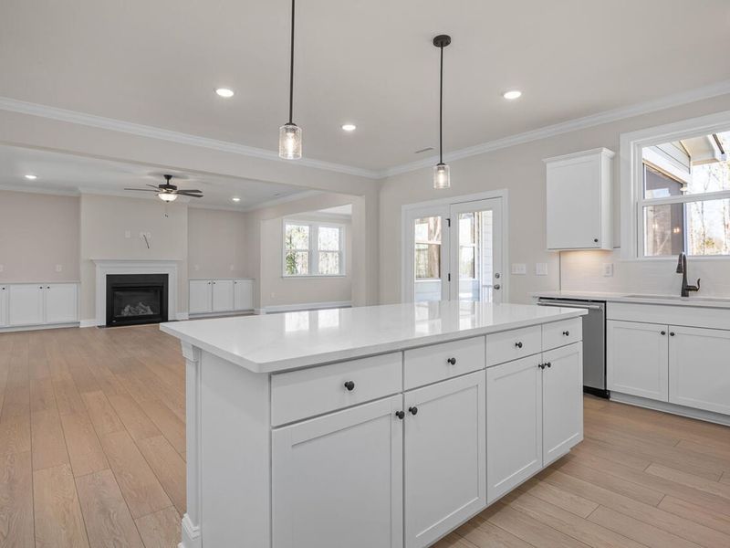Furnished interior view inside a new home in Laneridge Estates, Raleigh (Image 7).