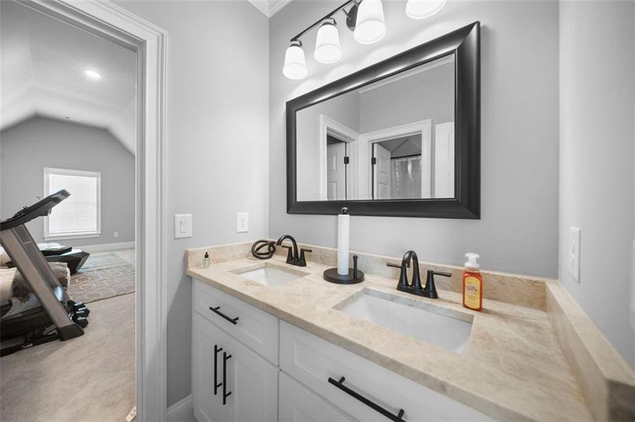 Furnished interior view inside a new home in , Smyrna (Image 15).