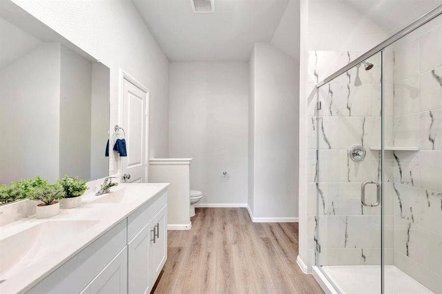 Furnished interior view inside a new home in ValleyBrooke, Mesquite (Image 8). Furnished interior view inside a new home in ValleyBrooke, Mesquite (Image 8).
