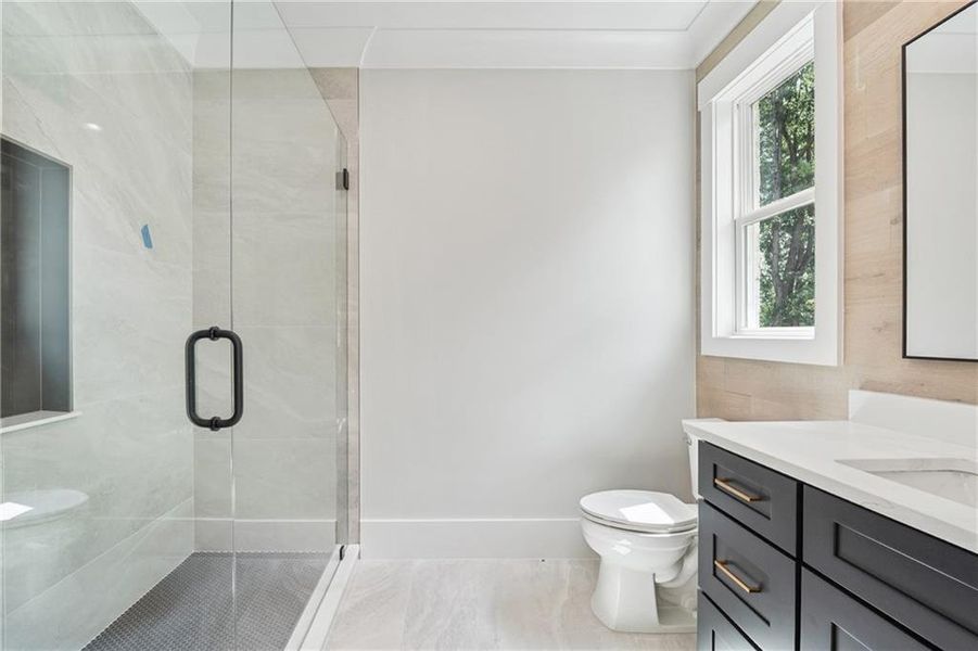 Furnished interior view inside a new home in , Commerce (Image 36).