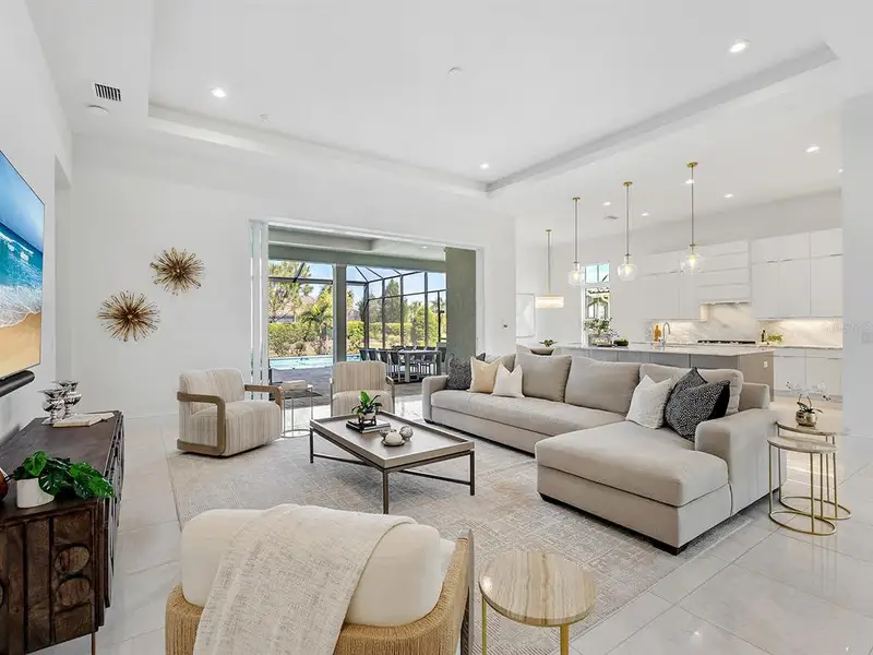 Furnished interior view inside a new home in , Lakewood Ranch (Image 40).