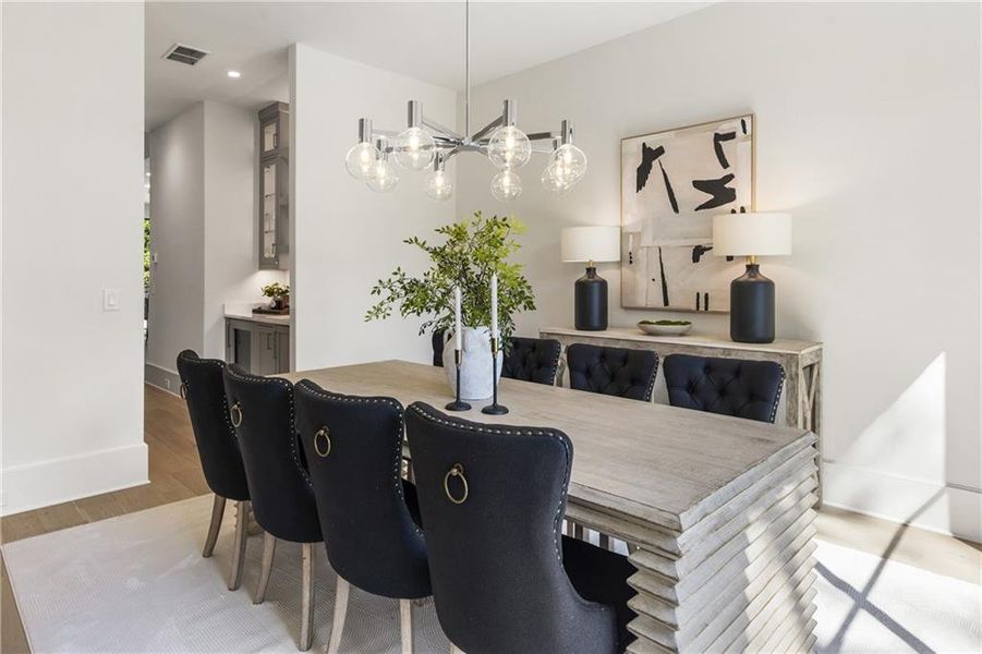 Furnished interior view inside a new home in , Atlanta (Image 52). Furnished interior view inside a new home in , Atlanta (Image 52).