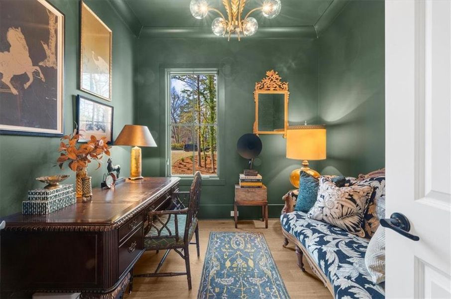 Furnished interior view inside a new home in , Roswell (Image 63). Furnished interior view inside a new home in , Roswell (Image 63).