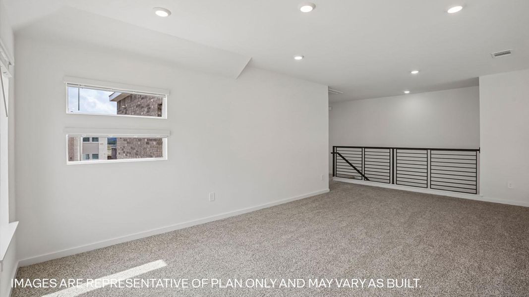 Spacious, unfurnished interior of a new home in The Enclave at Bar W Ranch, Leander (Image 45). Spacious, unfurnished interior of a new home in The Enclave at Bar W Ranch, Leander (Image 45).