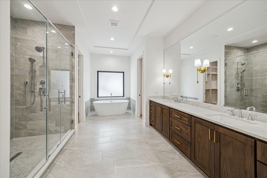 Furnished interior view inside a new home in , Houston (Image 10).