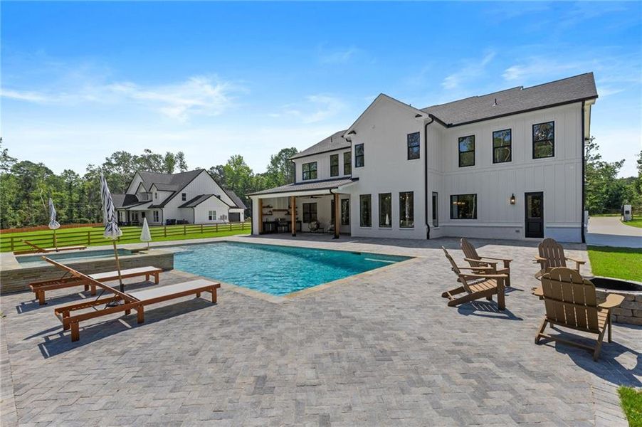 Exterior details and patio area of a home in , Dacula (Image 34).