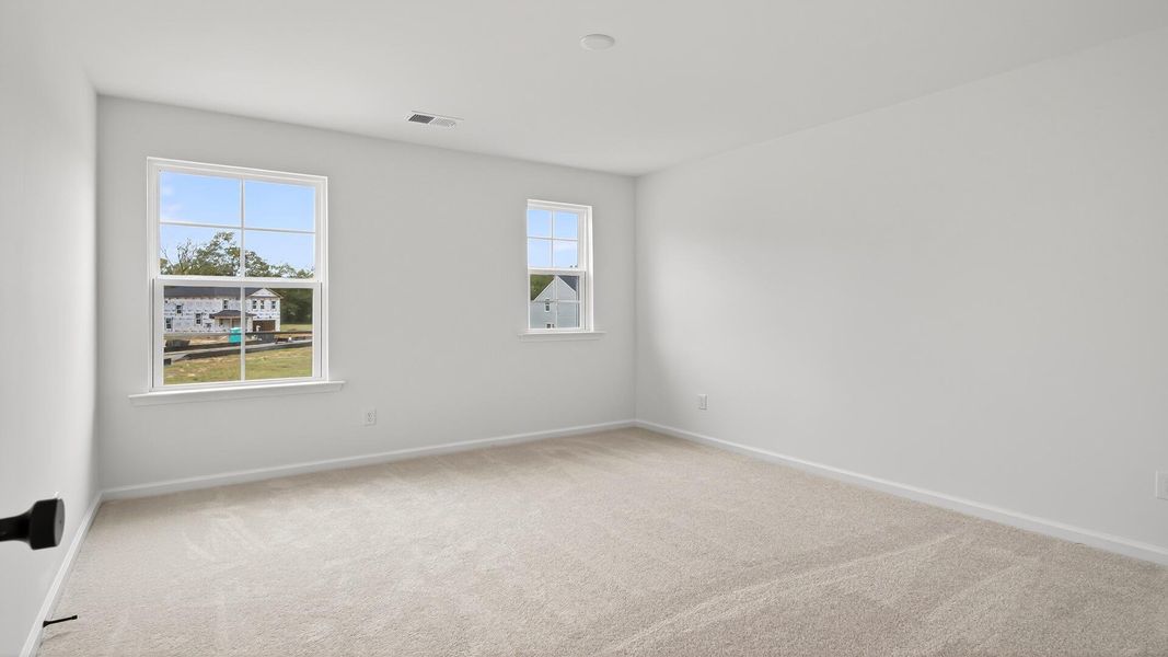 Spacious, unfurnished interior of a new home in Creekside at Andrews, Summerville (Image 28). Spacious, unfurnished interior of a new home in Creekside at Andrews, Summerville (Image 28).