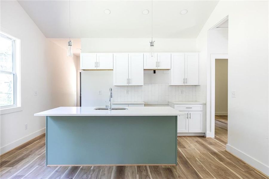 Furnished interior view inside a new home in , Atlanta (Image 9).