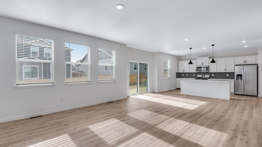 Representative unfurnished interior of a home built from the Bridgeport by D.R. Horton in Hansen Farm, Fort Collins (Image 15).