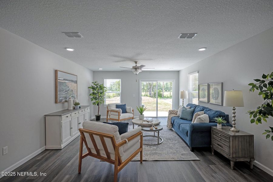 Furnished interior view inside a new home in , Jacksonville (Image 29). Furnished interior view inside a new home in , Jacksonville (Image 29).