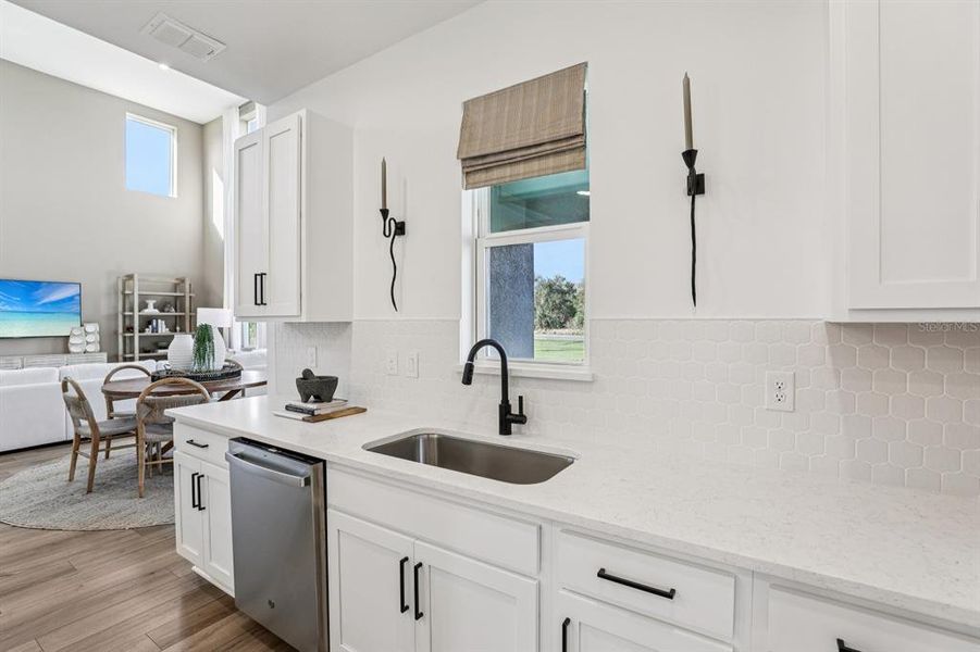 Furnished interior view inside a new home in Hawks Run, Kissimmee (Image 15).