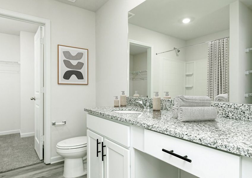 Representative furnished interior of a home built from the Avery by LGI Homes in Lake Preserve at Jackson Trail, Hoschton (Image 7).