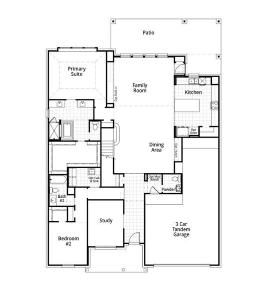 2D floor plan layout for the Millbeck by Highland Homes in COLTON, Montgomery, TX (Image 25). 2D floor plan layout for the Millbeck by Highland Homes in COLTON, Montgomery, TX (Image 25).