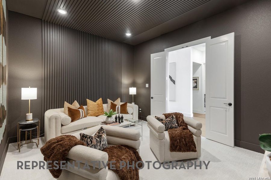 Furnished interior view inside a new home in The Ranches at Creekside, Boerne (Image 13).