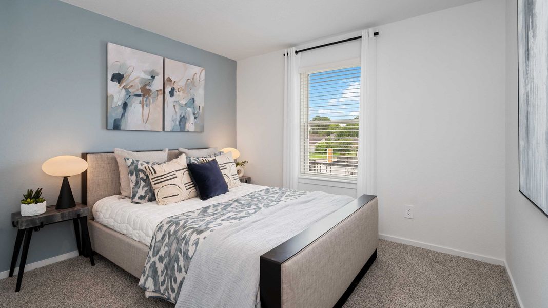 Furnished interior view inside a new home in Alaia Crossing, Houston (Image 8).