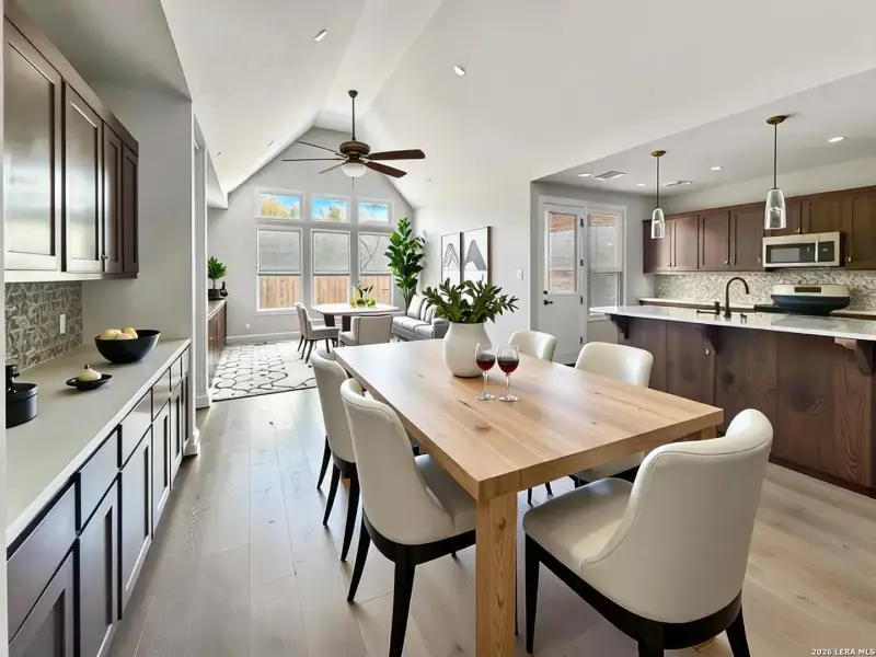 Furnished interior view inside a new home in Alsatian Oaks, Castroville (Image 10). Furnished interior view inside a new home in Alsatian Oaks, Castroville (Image 10).