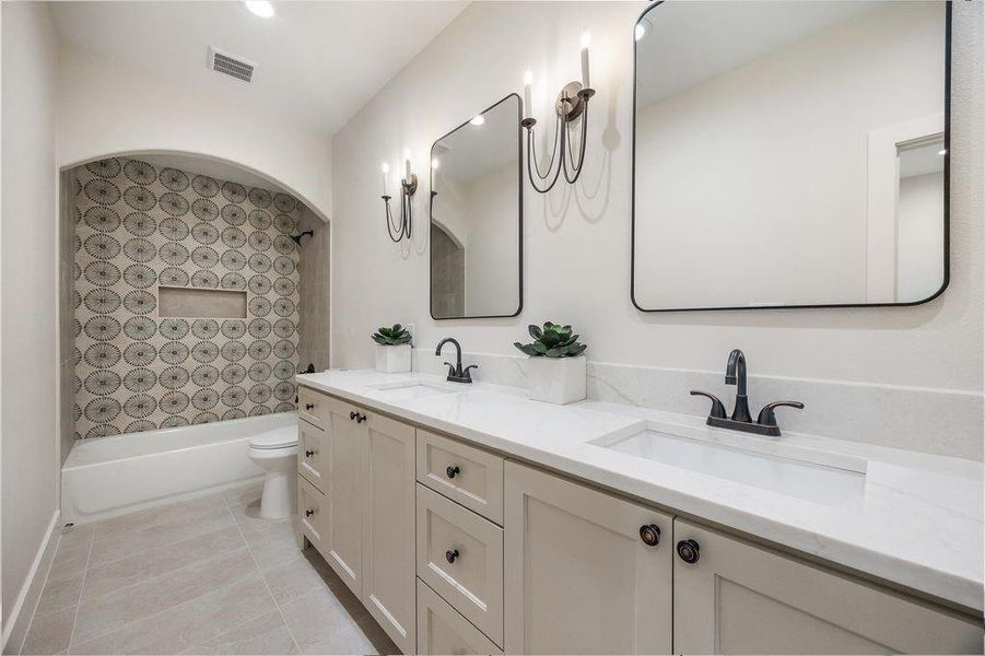 Furnished interior view inside a new home in , Decatur (Image 27).