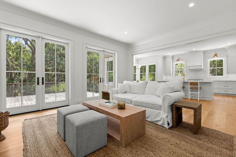 Furnished interior view inside a new home in , Seabrook Island (Image 9).