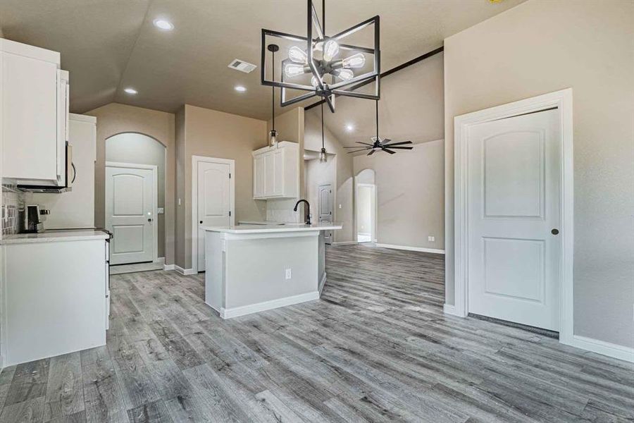 Furnished interior view inside a new home in , Granbury (Image 5). Furnished interior view inside a new home in , Granbury (Image 5).