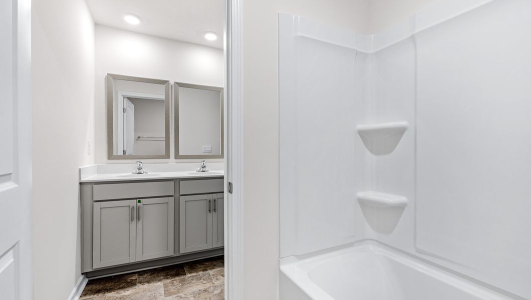 Furnished interior view inside a new home in Waverly Station, Greenwood (Image 11).