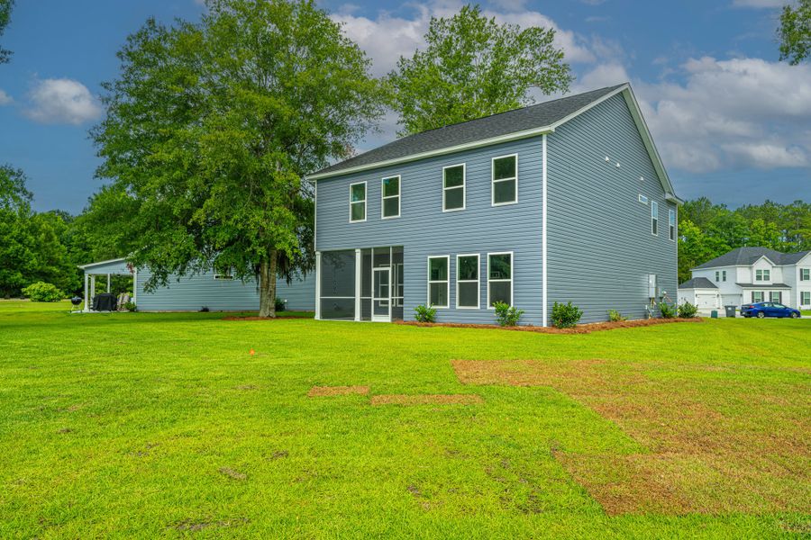 Representative exterior details of a home built from the Brewster by Center Park Homes in Central Estates, Summerville (Image 4).