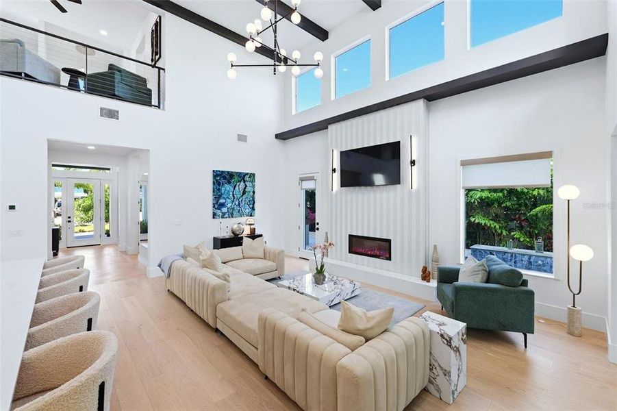 Furnished interior view inside a new home in , Sarasota (Image 5).