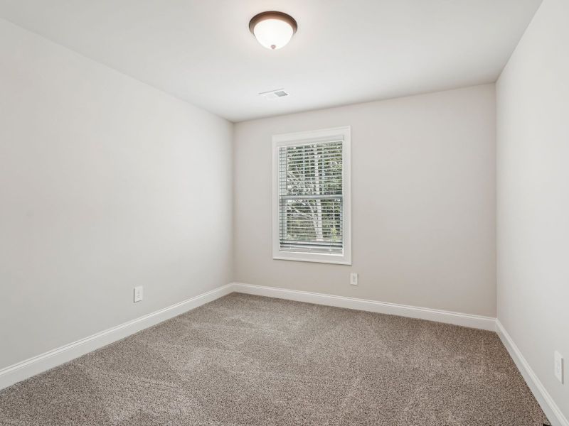 The Dallas Basement floorplan with the Upscale Rustic Linen interior package.