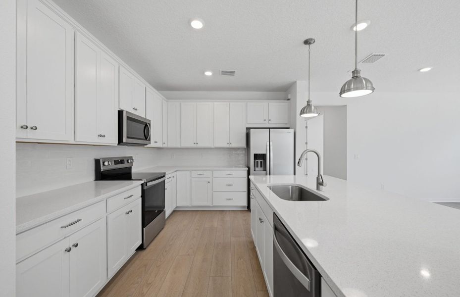 Furnished interior view inside a new home in Fiddler's Cove, Kingsland (Image 12).