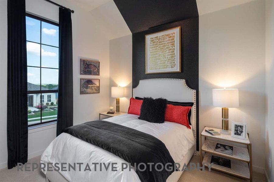 Furnished interior view inside a new home in Sandbrock Ranch, Aubrey (Image 16).