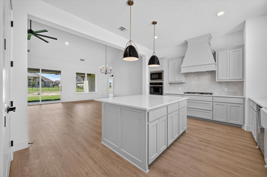 Furnished interior view inside a new home in Paloma Ranches, Justin (Image 8).