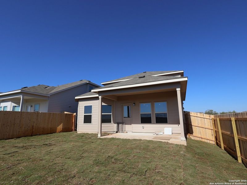 Exterior details and patio area of a home in Paloma Park, Converse (Image 21). Exterior details and patio area of a home in Paloma Park, Converse (Image 21).