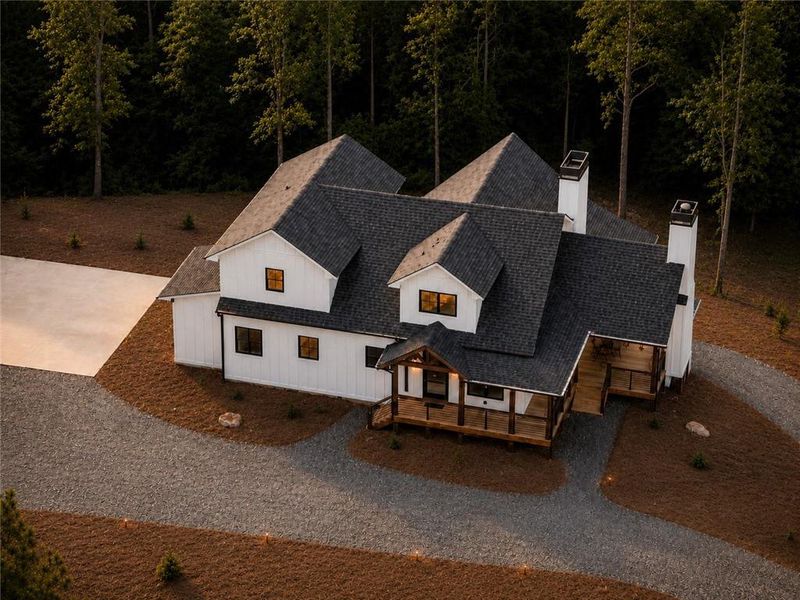 Front exterior of a new home in , Talking Rock, GA, highlighting curb appeal (Image 25). Front exterior of a new home in , Talking Rock, GA, highlighting curb appeal (Image 25).