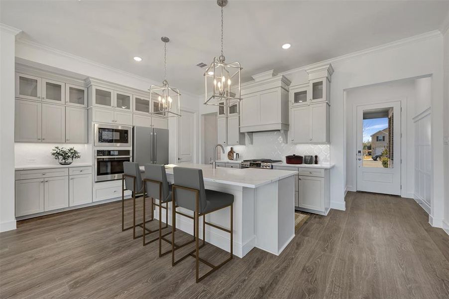 Furnished interior view inside a new home in Heath Golf & Yacht Villas, Heath (Image 6).