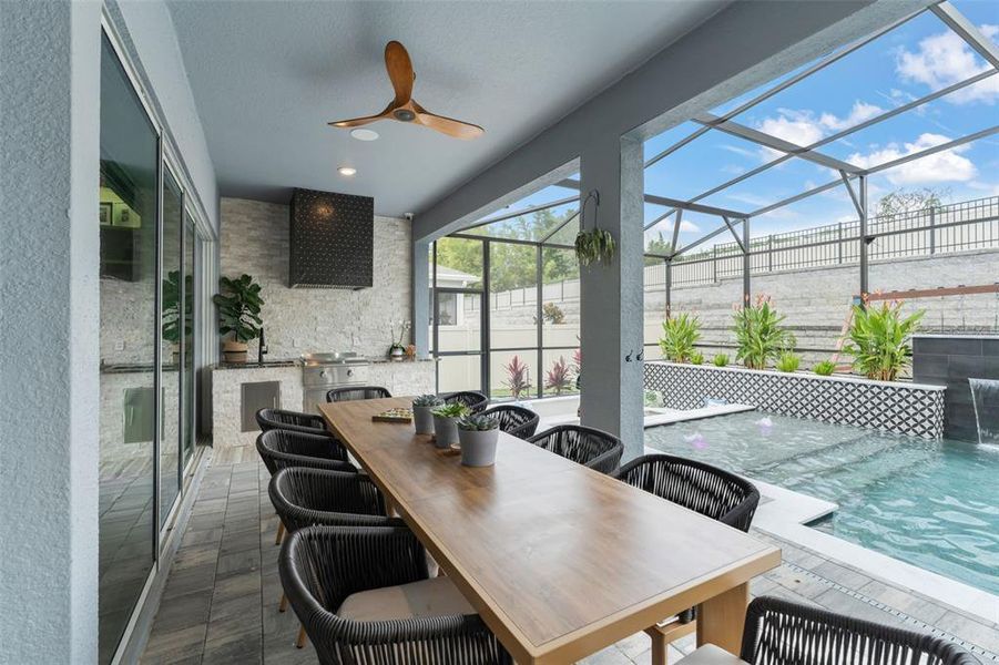 Exterior details and patio area of a home in , Winter Garden (Image 22). Exterior details and patio area of a home in , Winter Garden (Image 22).