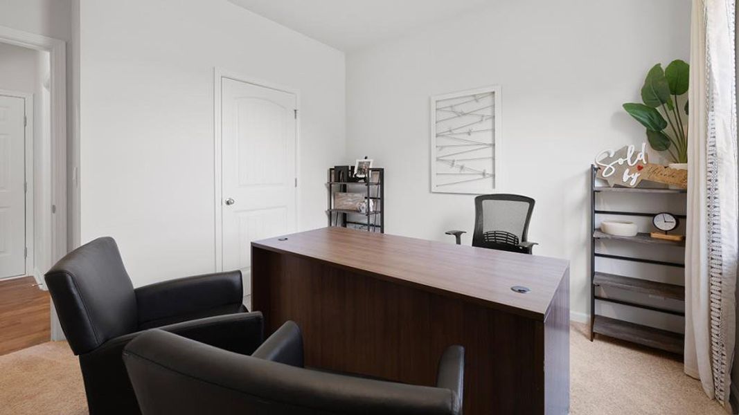 Furnished interior view inside a new home in Creekview, Atlanta (Image 3). Furnished interior view inside a new home in Creekview, Atlanta (Image 3).