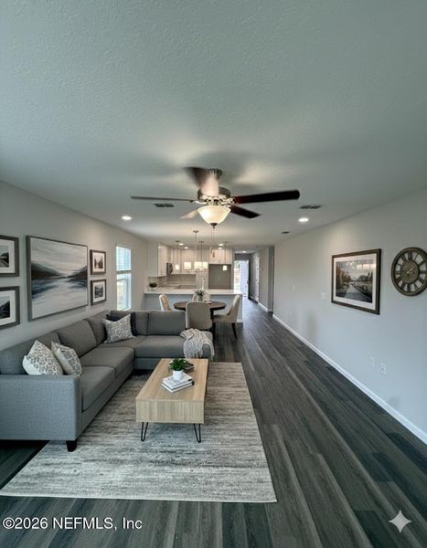 Furnished interior view inside a new home in , Jacksonville (Image 3).